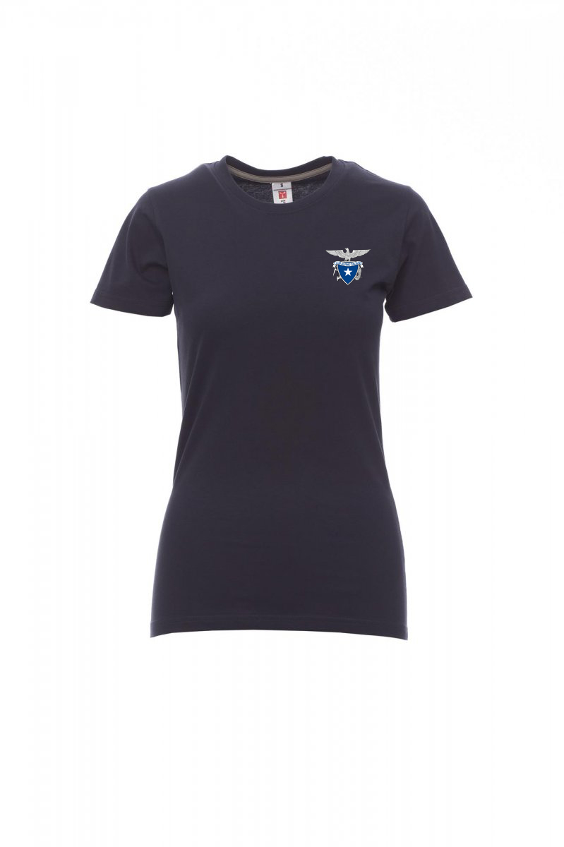 T-SHIRT IN COTONE SUNRISE - DONNA (BLU SCURO, L)