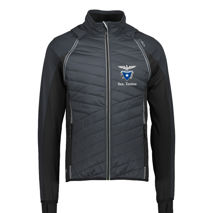 WINDSTOPPER MANICHE STACCABILI CON IMBOTTITURA CORPETTO UOMO (NERO ANTRACITE, 46)