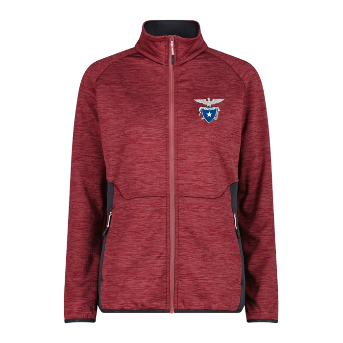 PILE GRID TECH CON ZIP DA DONNA MELANGE PILE GRID TECH CON ZIP DA DONNA MELANGE