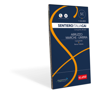 CARTA SENTIERO ITALIA CAI n. 5C - ABRUZZO-MARCHE-UMBRIA