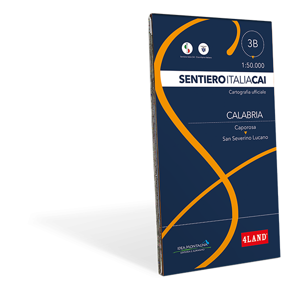 CARTA SENTIERO ITALIA CAI n. 3B - CALABRIA