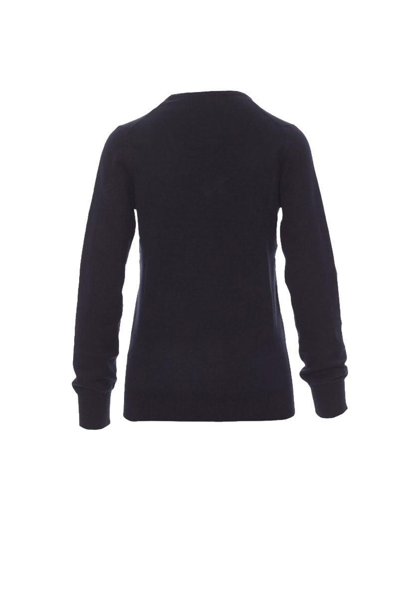 MAGLIONE DONNA SCOLLO A V - BUSINESS (BLU NAVY, S)