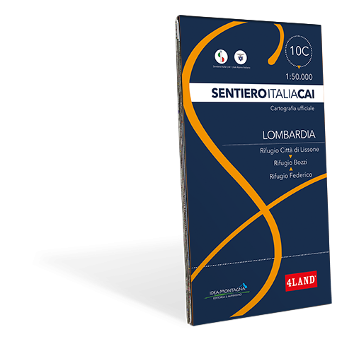 CARTA SENTIERO ITALIA CAI n. 10C - LOMBARDIA