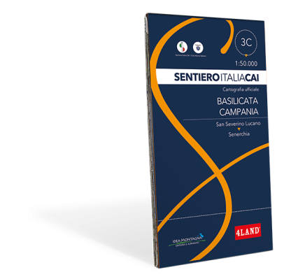 CARTA SENTIERO ITALIA CAI n. 3C - BASILICATA - CAMPANIA